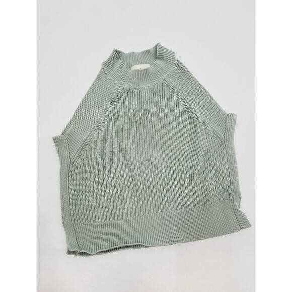 Wilfred light sage ribbed knit sleeveless top - Picture 2 of 6